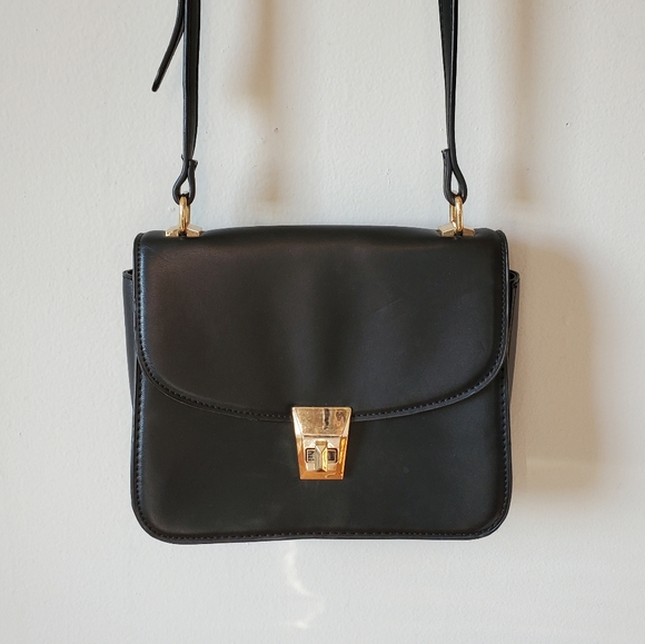 Mango Handbags - MNG by Mango Faux Leather Adjustable Strap Bag